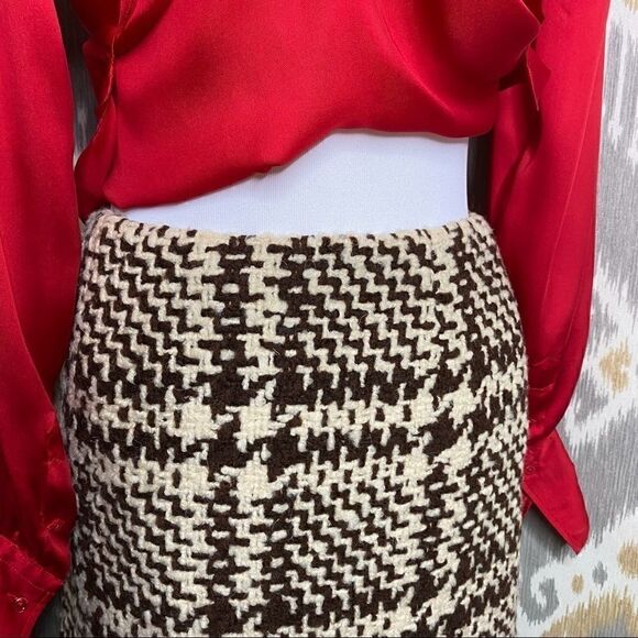 Ralph Lauren Fall 2001 Tweed Hounds-tooth Skirt - Picture 15 of 16